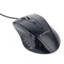 GEMBIRD USB optische Rechtshänder-Maus MUS-4B-02 — 1200 DPI, 4 Tasten, kabelgebunden, schwarz