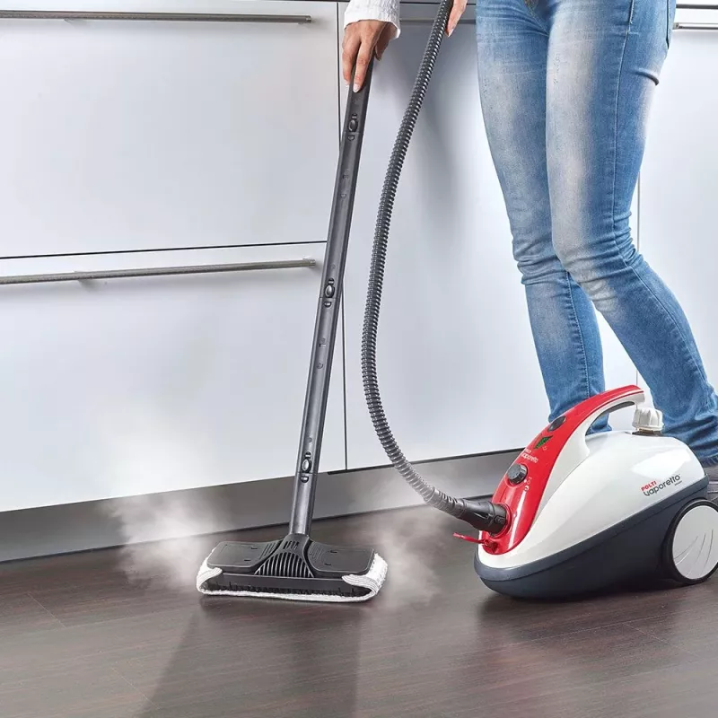 Polti Vaporetto Smart 30_R Zylinder-Dampfreiniger 1,6 L 1800 W Rot, Weiß