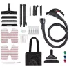 Polti Vaporetto Lecoaspira FAV50 Multifloor Zylinder-Dampfreiniger 1,8 L 1350 W Rot, Weiß