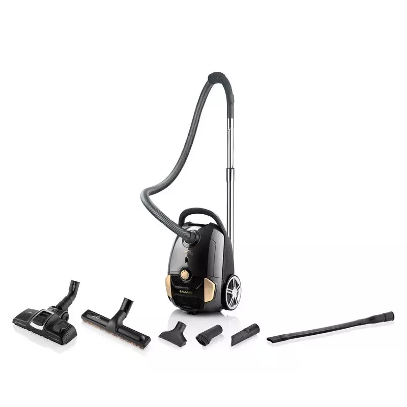 Bodenstaubsauger ETA Avanto 3 L — 800 W, 3 L Staubbeutel, HEPA-Filtration, Trockenreinigung, Polster/Hartböden/Teppich, schwarz/beige