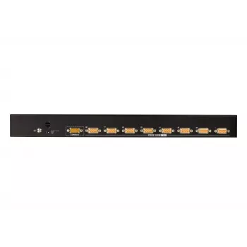 ATEN 8-Port USB - PS/2 VGA KVM Switch, 2048 x 1536 Pixel, QXGA, Rackmontage, 5 W, 1U, Schwarz