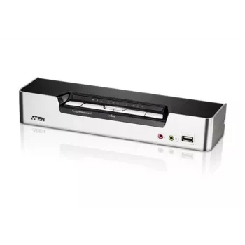 ATEN 4-Port USB HDMI KVM Switch mit Audio & USB 2.0 Hub (KVM-Kabel enthalten)