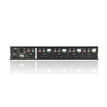 ATEN 4-Port USB HDMI KVM Switch mit Audio & USB 2.0 Hub (KVM-Kabel enthalten)