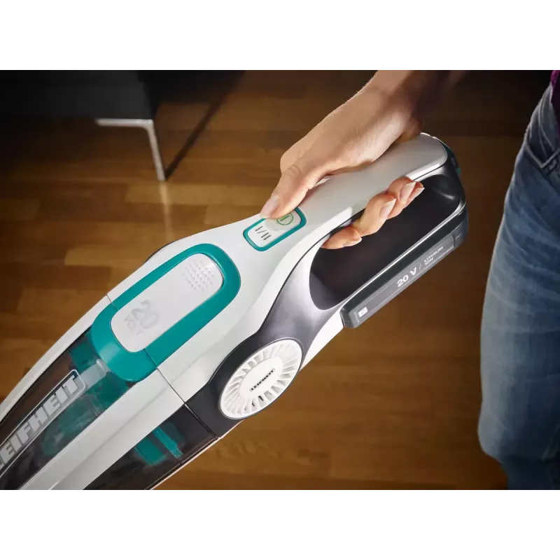 2-in-1-Stielstaubsauger Leifheit PowerVac 2in1 — kabellos 20 V, 40 min Laufzeit, Zyklon, abnehmbarer Handstaubsauger, waschbarer Filter