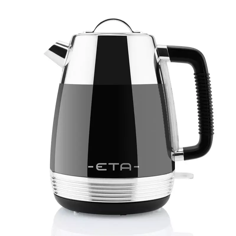 Wasserkocher ETA Storio 9186 90020 — 1,7 L, 2150 W, schwarzer Edelstahl