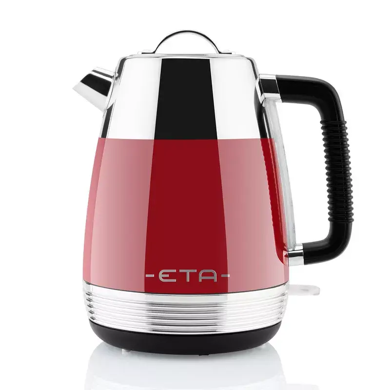 Elektrischer Wasserkocher ETA 9186 90030 1,7 l 2150 W rot Edelstahlgehäuse kabellos