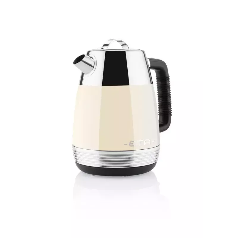 Elektrischer Wasserkocher ETA Storio 9186 90040 — 1,7 l, 2150 W, beige Edelstahl