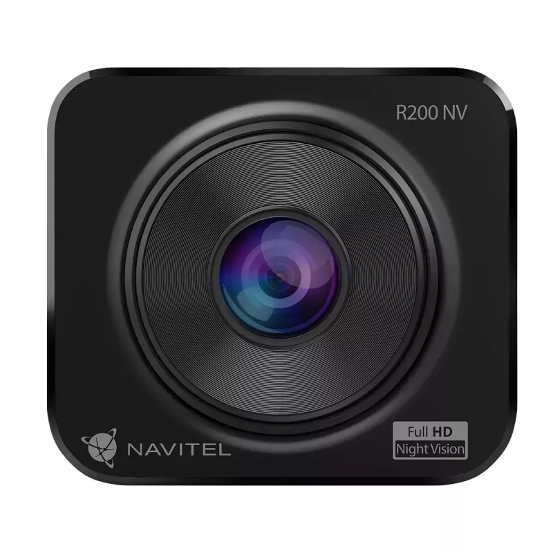 Dashcam Navitel R200 NV — Full HD 1920×1080, 140° Blickwinkel, 2 Zoll Display, MicroSD bis 64 GB, Batterie und Zigarettenanzünder-Stromversorgung