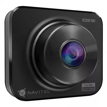 Dashcam Navitel R200 NV — Full HD 1920×1080, 140° Blickwinkel, 2 Zoll Display, MicroSD bis 64 GB, Batterie und Zigarettenanzünder-Stromversorgung