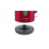 Wasserkocher Bosch TWK4P434 — 1,7 L, 2400 W, Schwarz/Rot