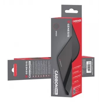 GENESIS Control 500 S Logo Gaming-Mauspad Schwarz