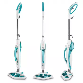 Polti Vaporetto SV450_Double Dampfmopp 0,3 l 1500 W türkis, weiß