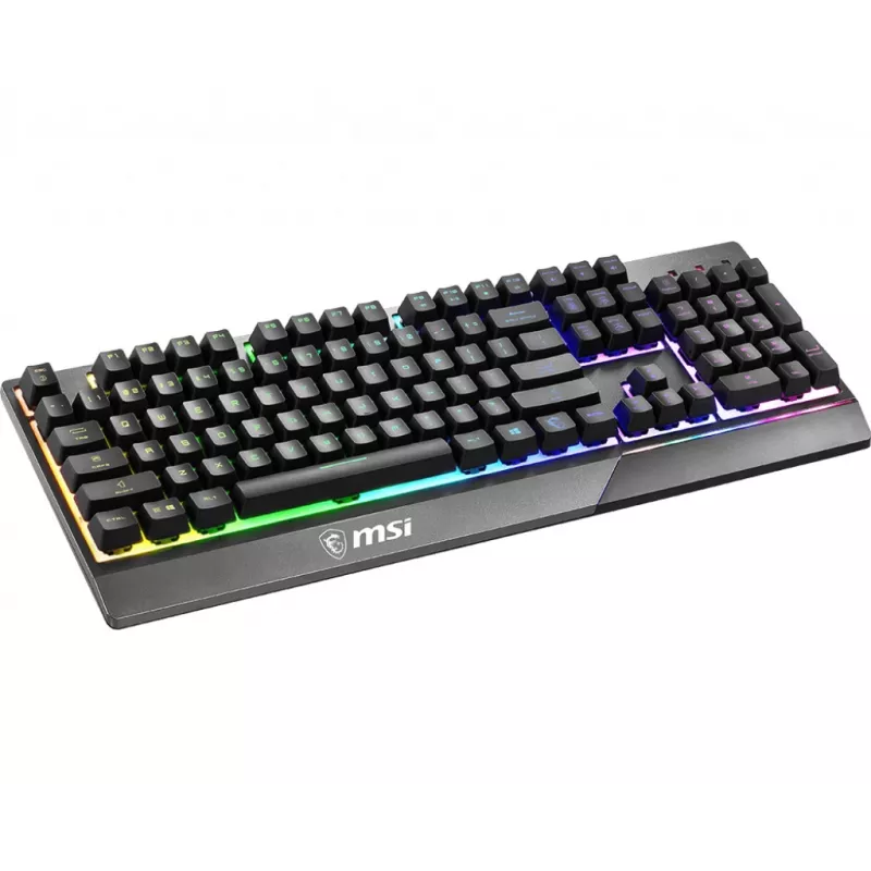 MSI Vigor GK30 Gaming-Tastatur USB QWERTY US International Schwarz