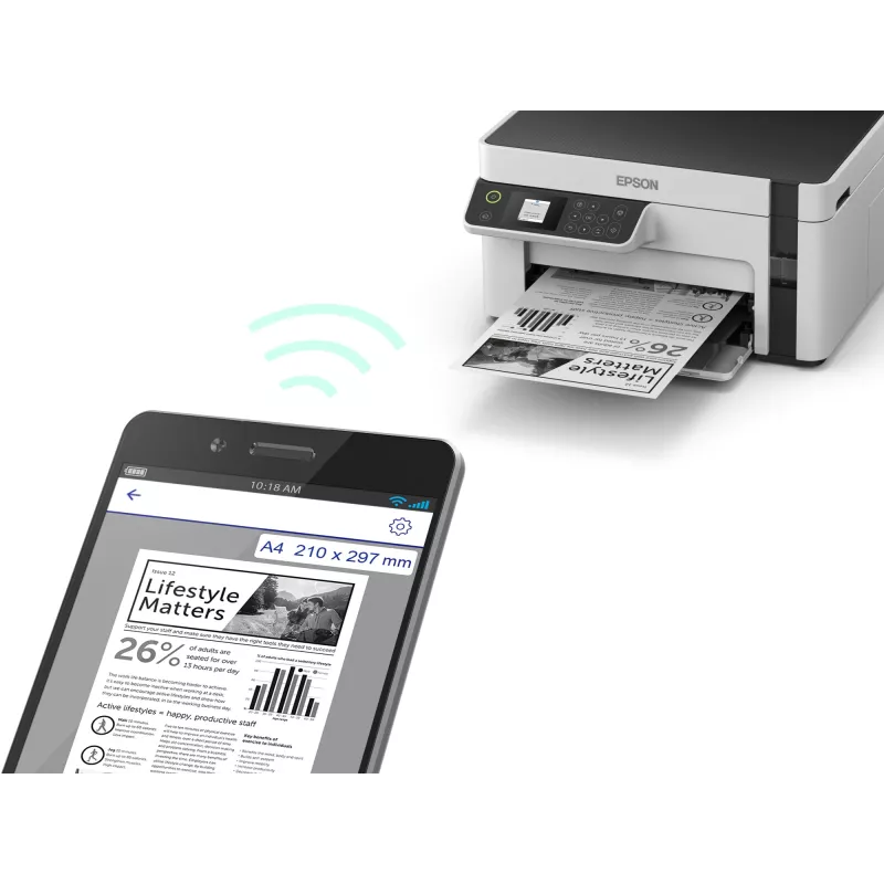 Epson EcoTank ET-M2120 Tintenstrahl A4 1440 x 720 DPI 32 ppm Wi-Fi