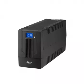 FSP iFP 600 PPF3602700 Line-Interactive-USV, 600 VA, 360 W, 2 Schuko-Steckdosen, LCD, USB