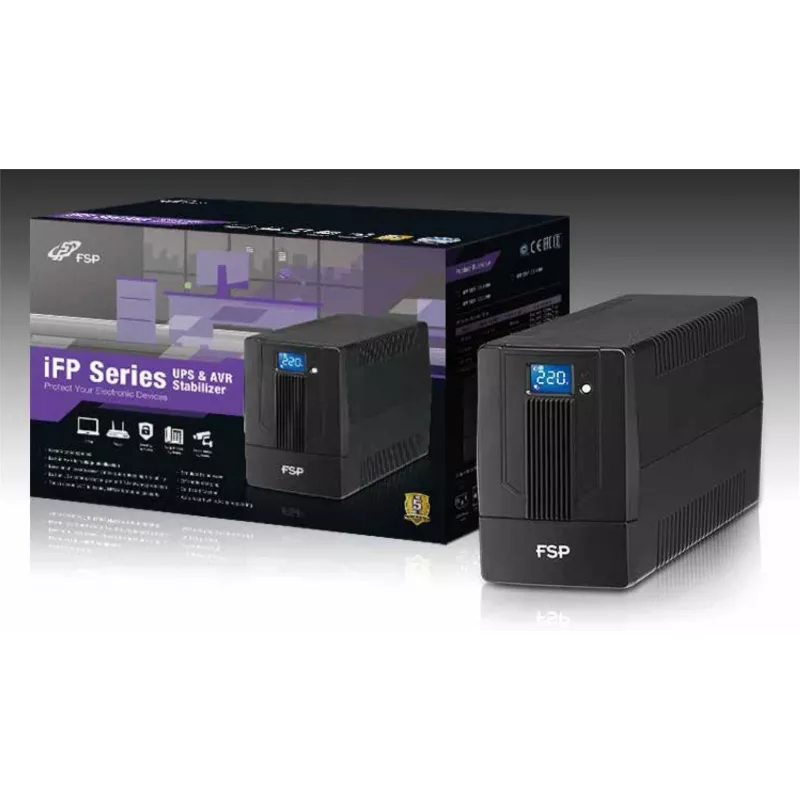 FSP iFP 600 USV (unterbrechungsfreie Stromversorgung) Line-Interactive 0,6 kVA 360 W 2 AC-Steckdosen