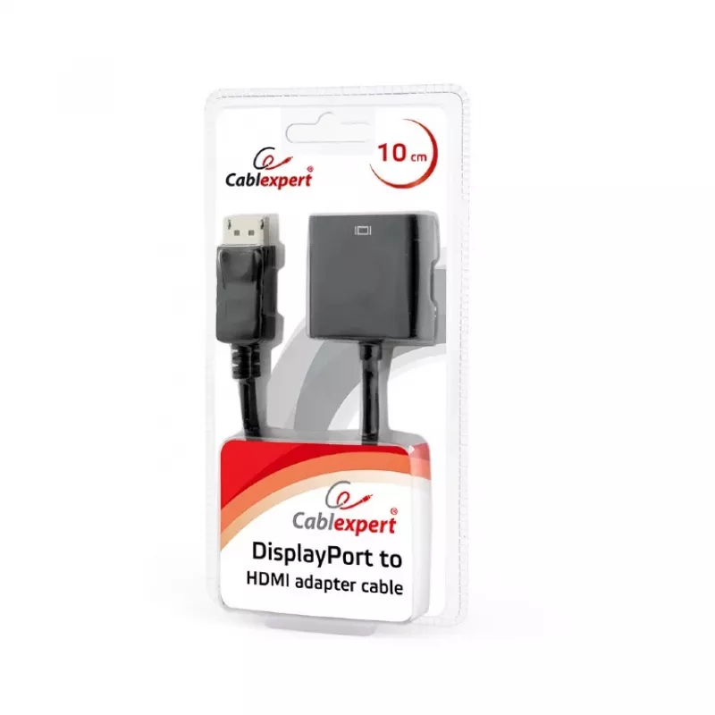 GEMBIRD DisplayPort auf HDMI Adapterkabel - Schwarz, Blister