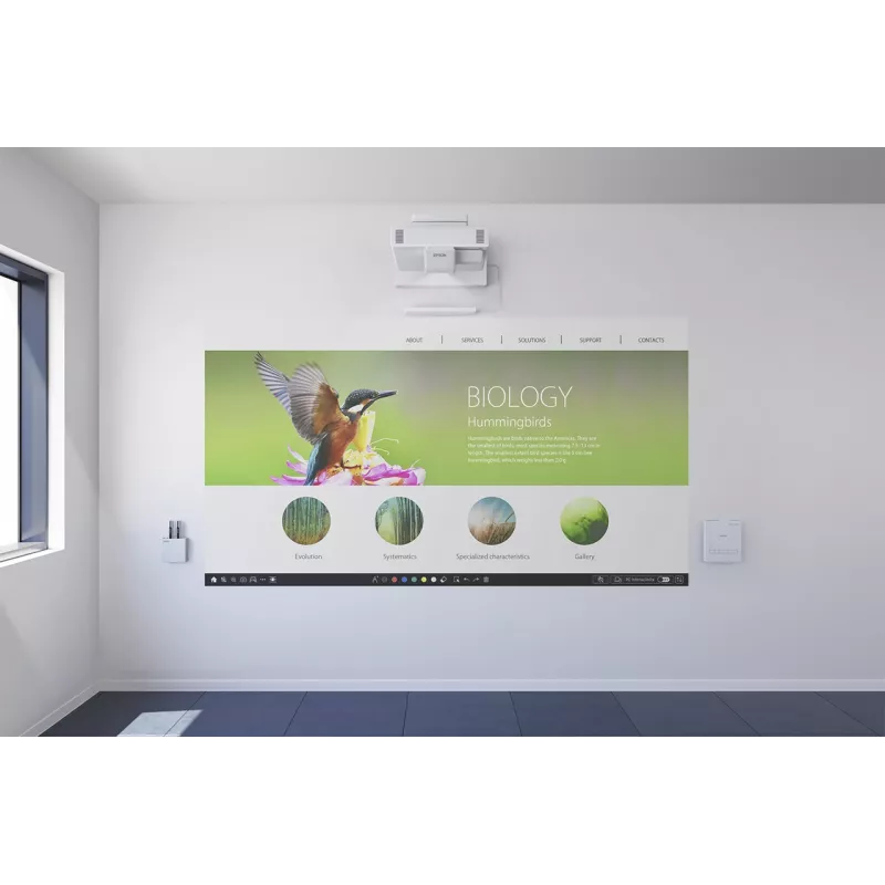 Epson EB-1485Fi Ultra-Kurzdistanzprojektor 5000 ANSI Lumen 3LCD 1080p (1920x1080) Weiß