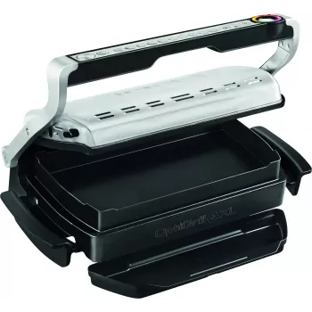 Kontaktgrill Tefal GC724D Tischgrillplatte, metallic/schwarz, 440×340×172 mm, 7 kg