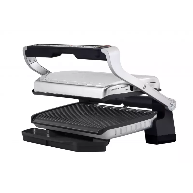 Kontaktgrill Tefal GC724D Tischgrillplatte, metallic/schwarz, 440×340×172 mm, 7 kg