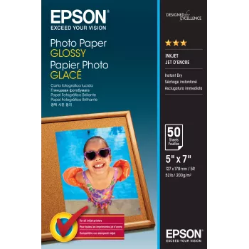 Hochglanz-Fotopapier Epson C13S042545 13x18cm 50 Blatt