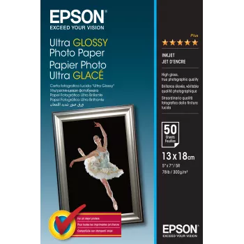 Epson Ultra Glossy Photo Paper - 13x18cm - 50 Blatt