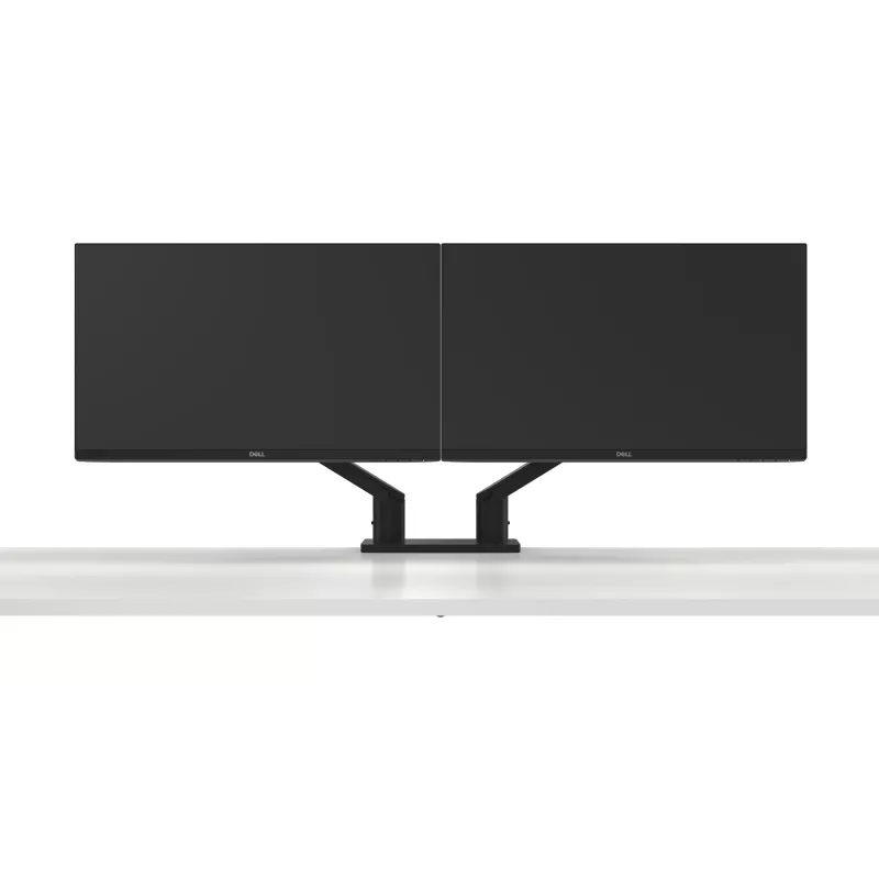 DELL Dual Monitor Arm – MDA20, 10 kg, 48,3 cm (19 Zoll), 68,6 cm (27 Zoll), Höhenverstellung, Schwarz
