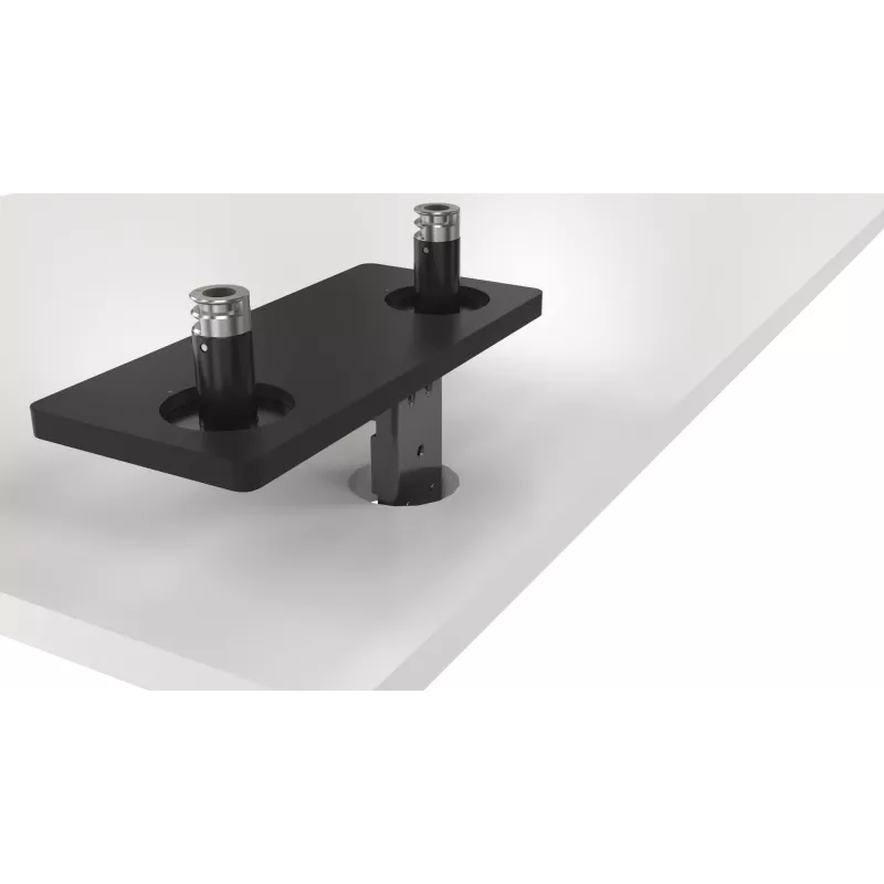 DELL Dual Monitor Arm – MDA20, 10 kg, 48,3 cm (19 Zoll), 68,6 cm (27 Zoll), Höhenverstellung, Schwarz