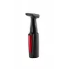 Haartrimmer ETA ETA434190000, schwarz/rot, Stahlgehäuse, AA batteriebetrieben, 25×30×135 mm