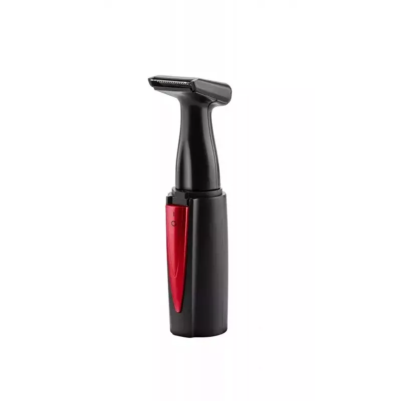 Haartrimmer ETA ETA434190000, schwarz/rot, Stahlgehäuse, AA batteriebetrieben, 25×30×135 mm