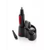 Haartrimmer ETA ETA434190000, schwarz/rot, Stahlgehäuse, AA batteriebetrieben, 25×30×135 mm