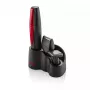 Haartrimmer ETA ETA434190000, schwarz/rot, Stahlgehäuse, AA batteriebetrieben, 25×30×135 mm