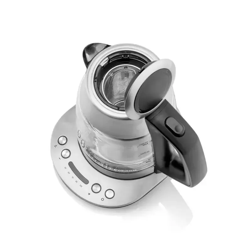 Wasserkocher ETA ETA915390000 — 1,5 l, 2200 W, Edelstahl & transparentes Glas, schwarz