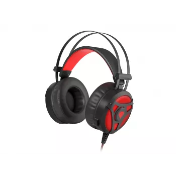 GENESIS Neon 360 Headset Kabelgebundenes Gaming-Headset mit Kopfbügel Schwarz, Rot