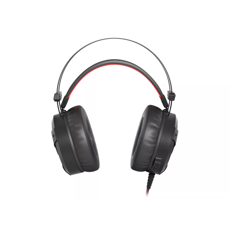 GENESIS Neon 360 Headset Kabelgebundenes Gaming-Headset mit Kopfbügel Schwarz, Rot