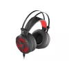 GENESIS Neon 360 Headset Kabelgebundenes Gaming-Headset mit Kopfbügel Schwarz, Rot