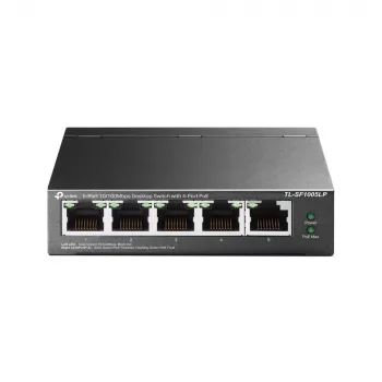 Unmanaged Switch TP-Link TL-SF1005LP 5-Port 10/100Mbps mit 4-Port PoE