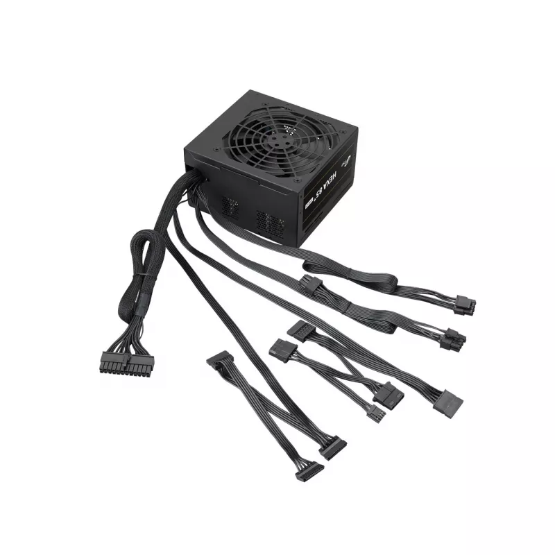 FSP HEXA 85+ PRO 550W Netzteil ATX ATX2.5 Schwarz, 550 W, 100 - 240 V, 50 - 60 Hz, 7.5 - 3 A, Aktiv, 100 W