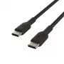 BELKIN USB-C-auf-USB-C-Kabel, geflochten, 1 m, Schwarz