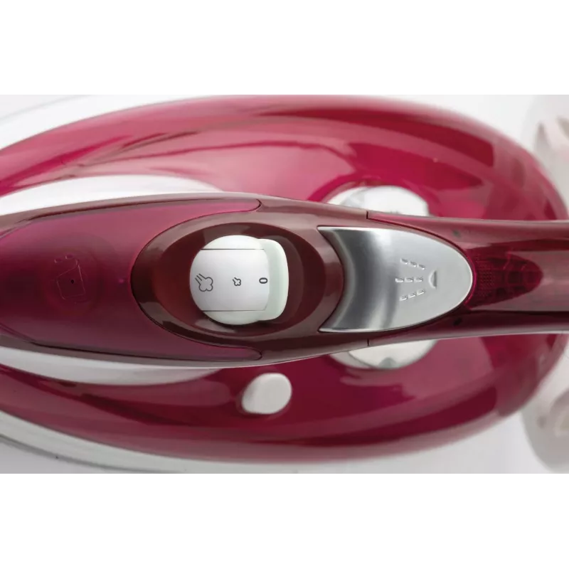 Dampfbügelstation Gorenje SIH3000RBC — 3000 W, Keramiksohle, 0,4 L Wassertank, 1,6 kg, rot