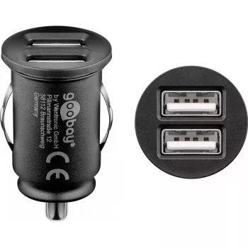 Auto-Ladegerät Goobay Dual-USB 15,5 W
