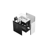 PC-Gehäuse DeepCool MACUBE 110 WH Midi-Tower — Weiß, gehärtetes Glas, microATX, bis zu 320 mm GPU, 165 mm CPU-Kühler, 2x3,5 Zoll + 2x2,5 Zoll Schächte