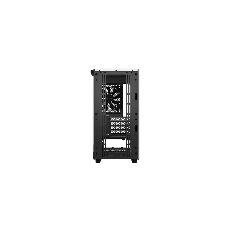 PC-Gehäuse DeepCool MACUBE 110 WH Midi-Tower — Weiß, gehärtetes Glas, microATX, bis zu 320 mm GPU, 165 mm CPU-Kühler, 2x3,5 Zoll + 2x2,5 Zoll Schächte