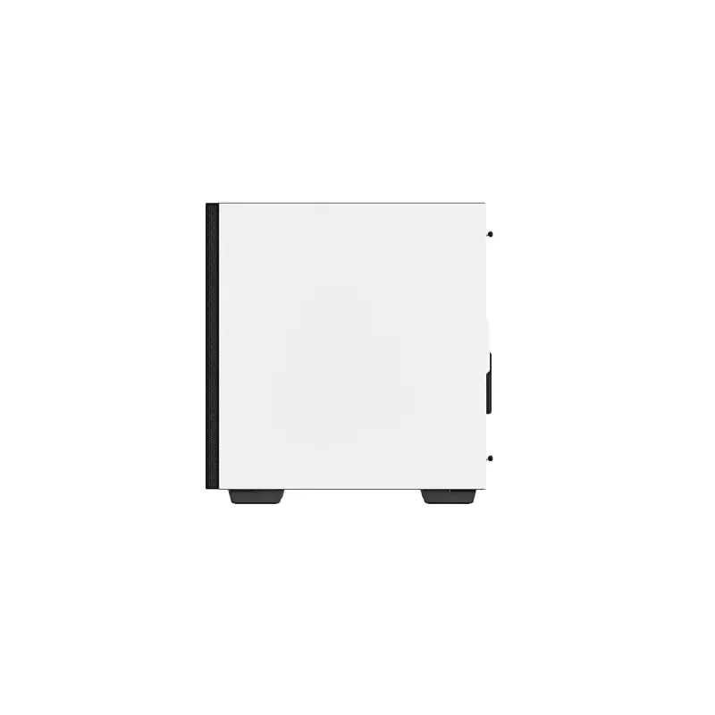 PC-Gehäuse DeepCool MACUBE 110 WH Midi-Tower — Weiß, gehärtetes Glas, microATX, bis zu 320 mm GPU, 165 mm CPU-Kühler, 2x3,5 Zoll + 2x2,5 Zoll Schächte