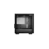 PC-Gehäuse DeepCool MACUBE 110 WH Midi-Tower — Weiß, gehärtetes Glas, microATX, bis zu 320 mm GPU, 165 mm CPU-Kühler, 2x3,5 Zoll + 2x2,5 Zoll Schächte