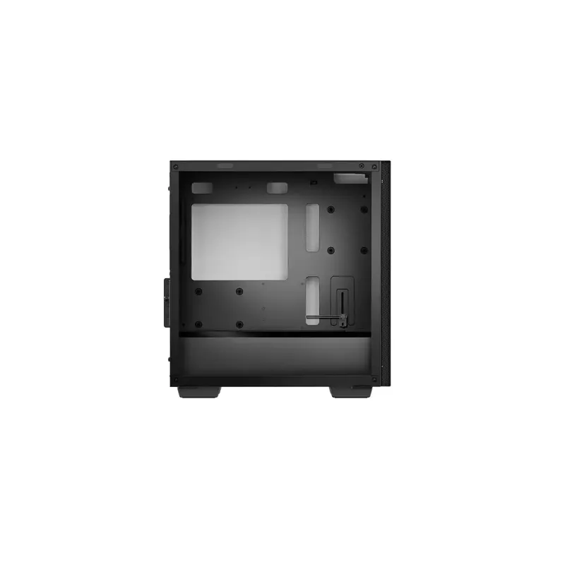 PC-Gehäuse DeepCool MACUBE 110 WH Midi-Tower — Weiß, gehärtetes Glas, microATX, bis zu 320 mm GPU, 165 mm CPU-Kühler, 2x3,5 Zoll + 2x2,5 Zoll Schächte