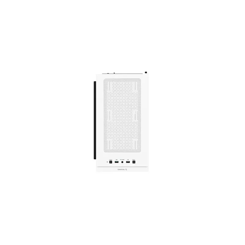PC-Gehäuse DeepCool MACUBE 110 WH Midi-Tower — Weiß, gehärtetes Glas, microATX, bis zu 320 mm GPU, 165 mm CPU-Kühler, 2x3,5 Zoll + 2x2,5 Zoll Schächte