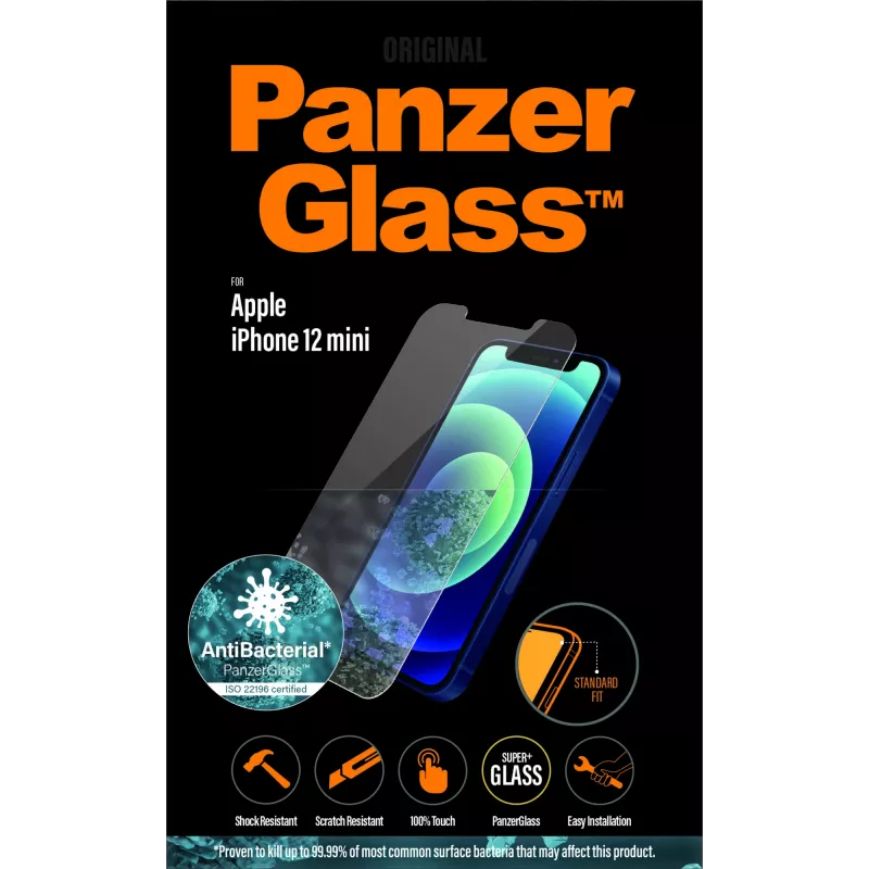 PanzerGlass Apple iPhone 12 Mini Standard Fit Displayschutzfolie