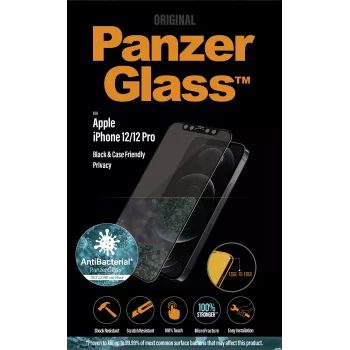 PanzerGlass ® Privacy Screen Protector iPhone 12 | 12 Pro | Edge-to-Edge