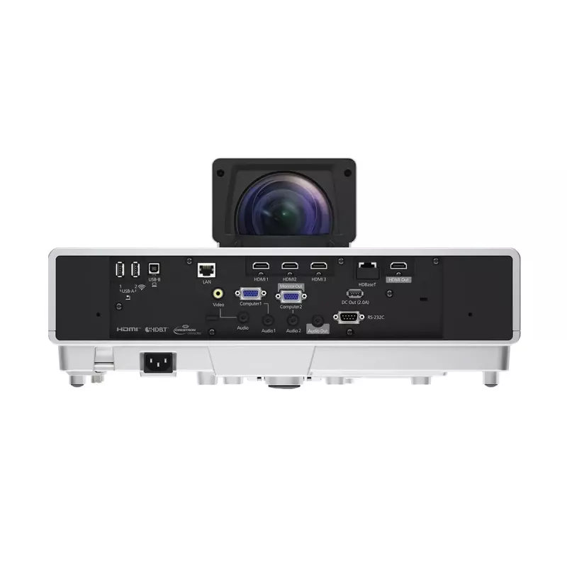 Epson EB-800F Ultrakurzdistanz-3LCD-Laserprojektor, Full HD 1080p, 5000 lm, 16:9, Weiß